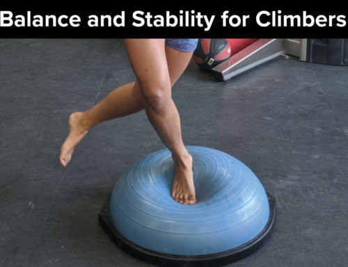 Balance and Stability for Climbers