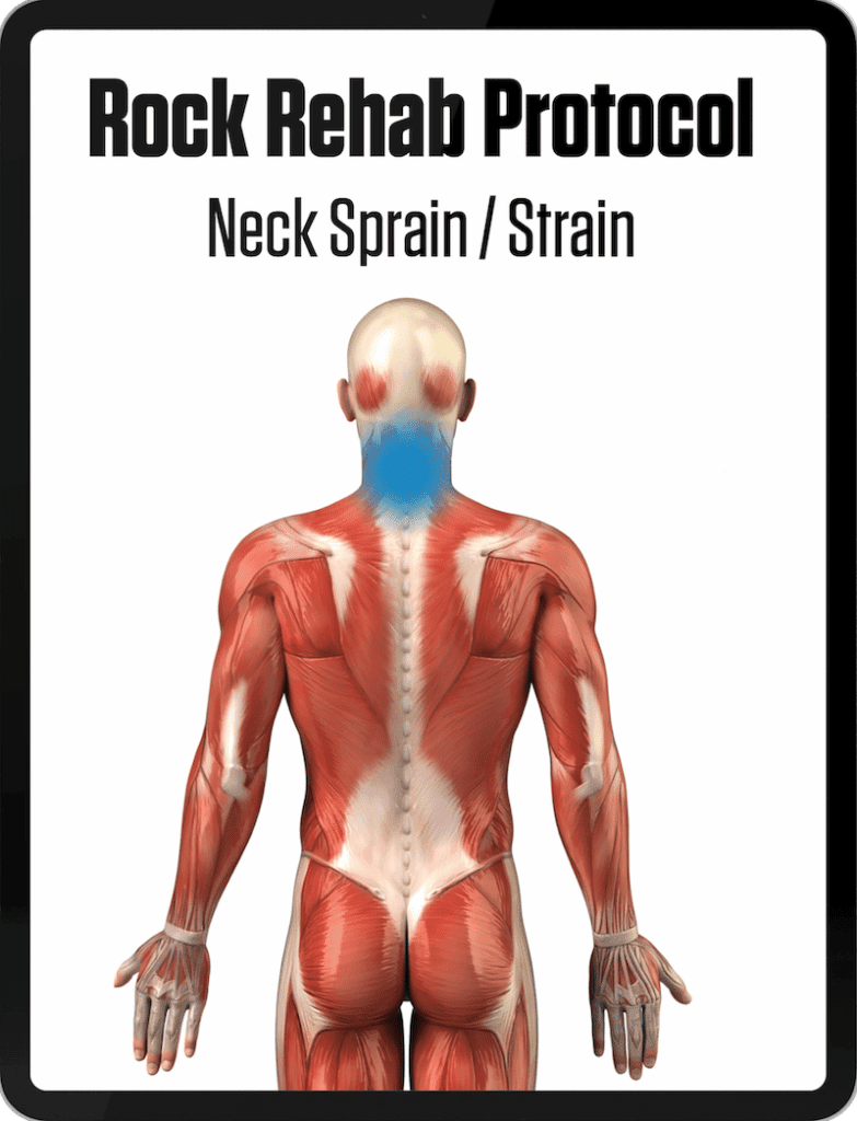 Neck Strain Climbing Rehab Protocol