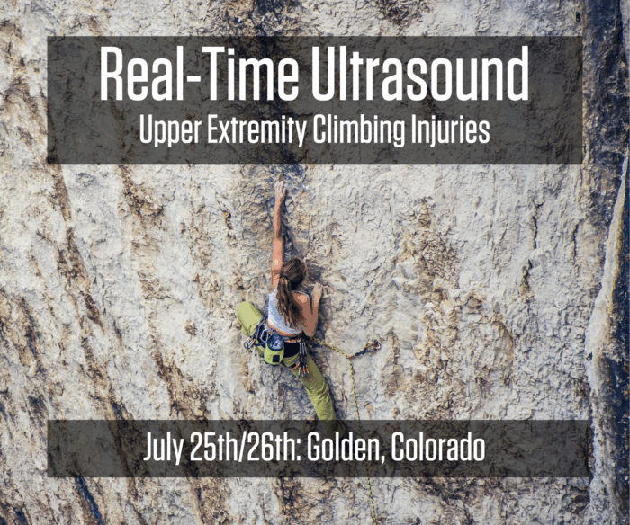 Climbing Injury Real-Time Ultrasound Con-ed