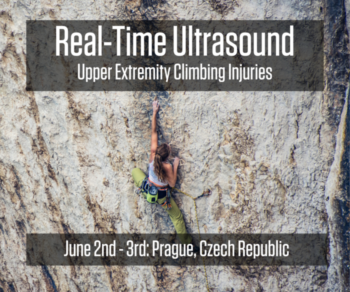 Climbing Injury Real-Time Ultrasound Prague, Czech Republic